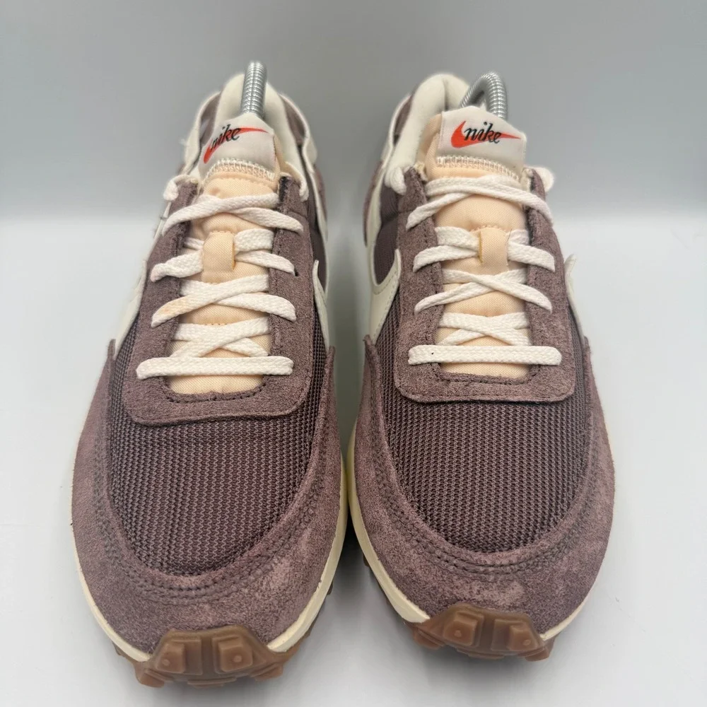 Nike Waffle Debut Womens Size 9.5 Sneakers Suede Mesh Brown DX2931-200